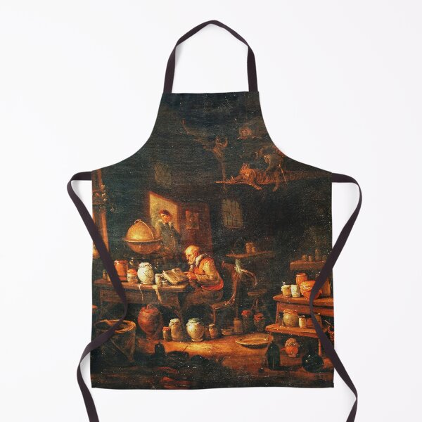 Item preview, An Alchemist Or Apothecary In His Laboratory = Egbert van Heemskerck (1634 – 1704) designed and sold by Vintage Designs +.