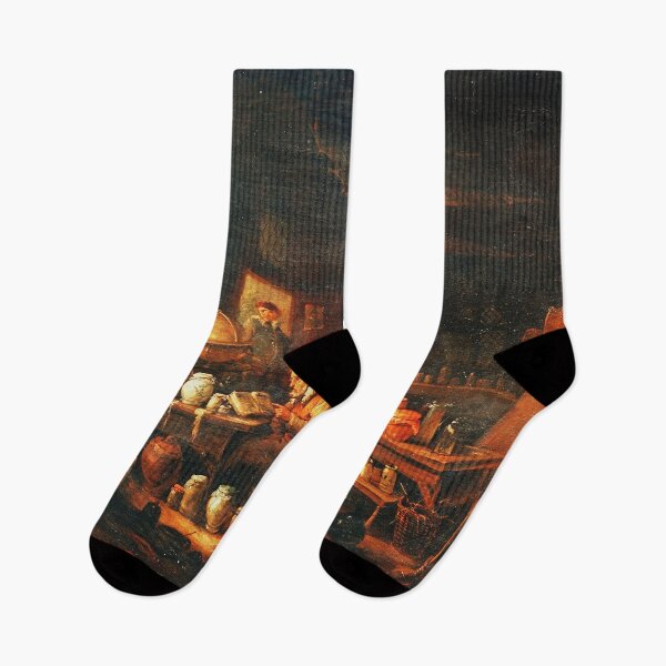 Item preview, An Alchemist Or Apothecary In His Laboratory  = Egbert van Heemskerck (1634 – 1704) designed and sold by Vintage Designs +.