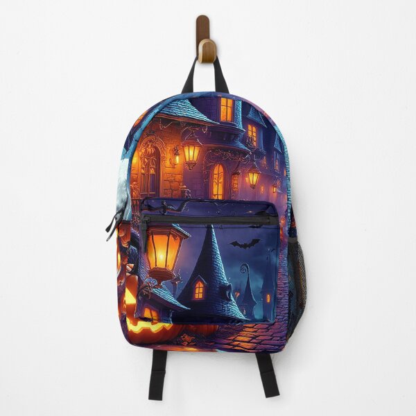 Item preview, Magical Halloween City at Night designed and sold by AmetistLight.