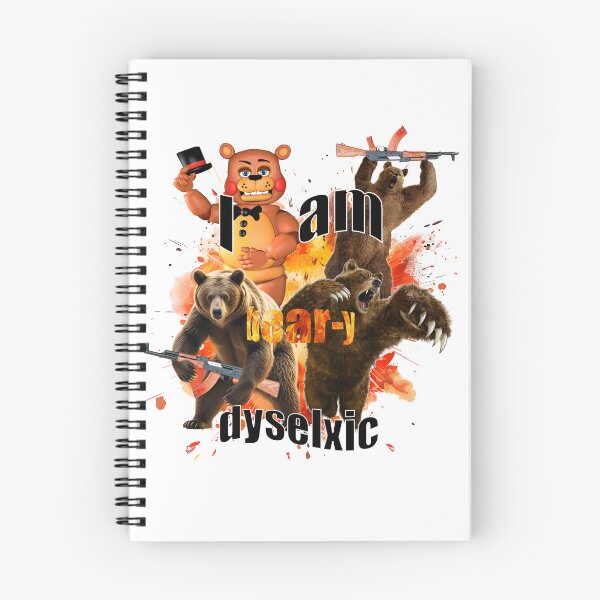 Item preview, I am beary dyslexic – Meme Bear Chaos Design designed and sold by boundlessbearTM.