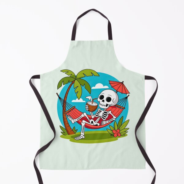 Item preview, Skeleton in Hammock with Coconut designed and sold by VibrArtco.