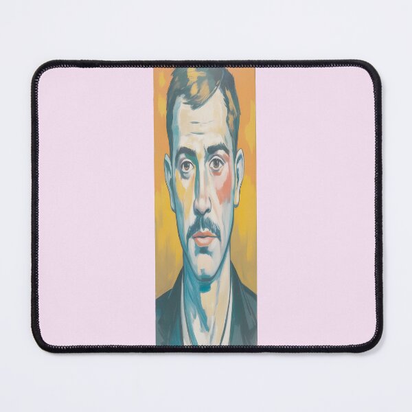 Item preview, Expressive Man Portrait With Moustache By Merch, Limited Edition designed and sold by COOPERFRINK.