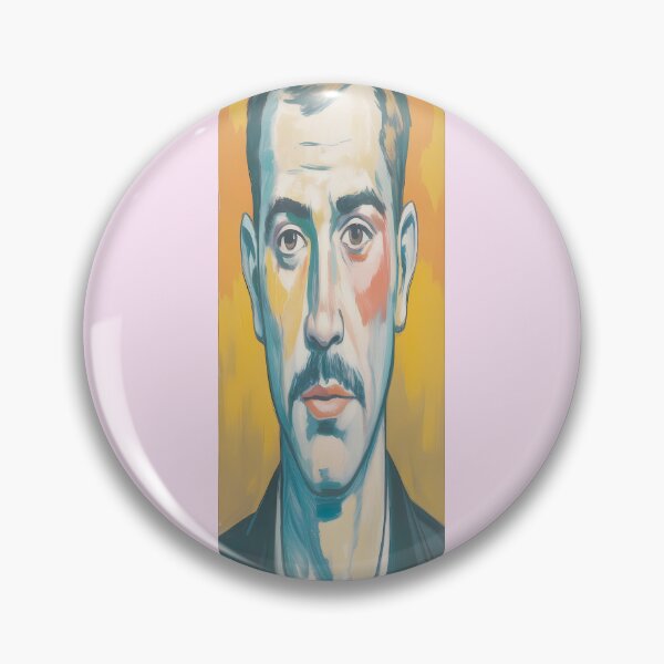 Artikelvorschau, Ausdrucksstarkes Männerportrait mit Schnurrbart von Merch, limitierte Auflage entworfen und verkauft von COOPERFRINK.