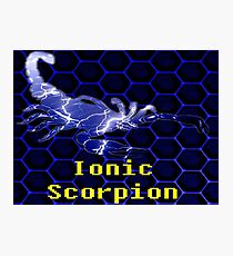 Ionic Scorpion Photographic Print