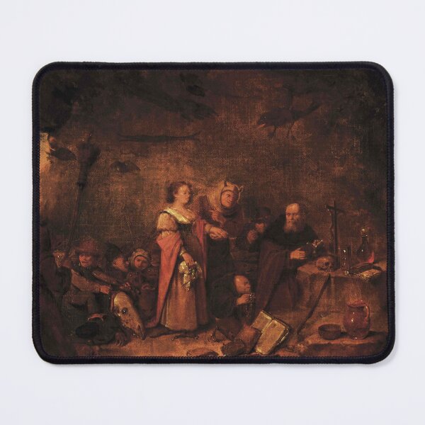 Item preview, "The Temptation of Saint Anthony." - Egbert van Heemskerck (1634 – 1704) designed and sold by Vintage Designs +.