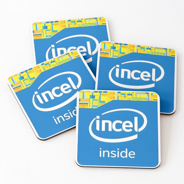 Item preview, INCEL INSIDE NERD INTEL JOKE  designed and sold by Gifts-by-Alice.