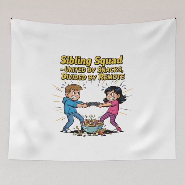 Item preview, Sibling Squad Funny Family Quote designed and sold by TeeeCrafted.