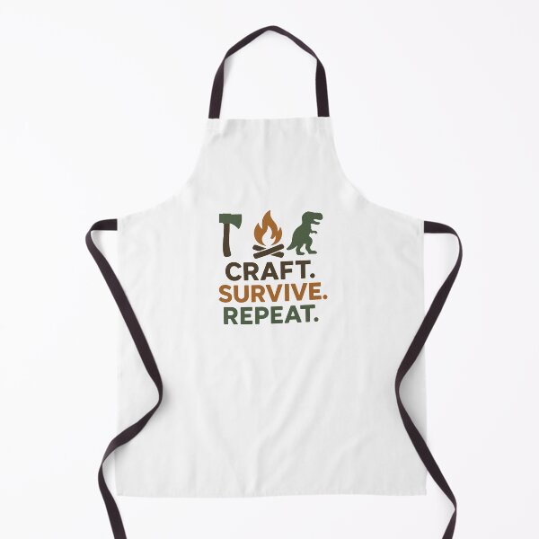Item preview, Craft Survive Repeat Vintage Survival Gamer T-Shirt designed and sold by fadouades.
