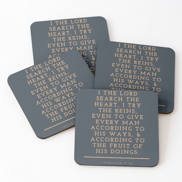 Item preview, Jeremiah 17:10 designed and sold by Undonemadenew.