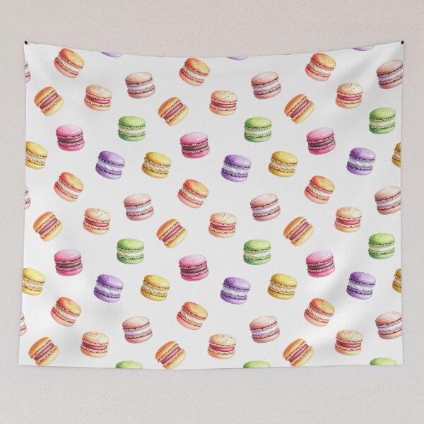 Item preview, Aquarelle macaroons seamless pattern designed and sold by NadiiArt.