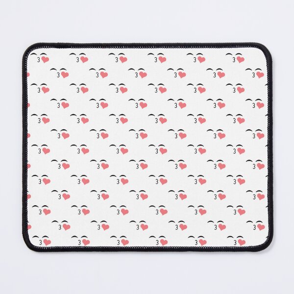 Item preview, Cute kawaii kiss mouth face pattern designed and sold by BlushyPrint.