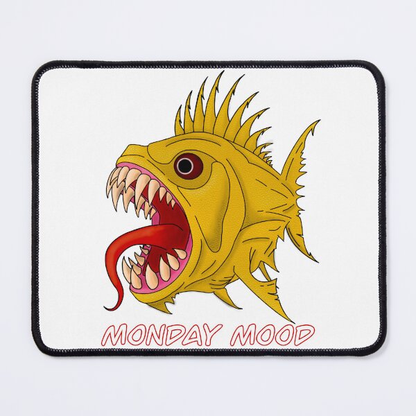 Item preview, Angry Fish - Monday Mood designed and sold by Hungry4Creativity.