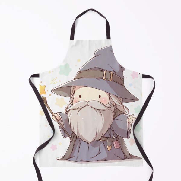 Item preview, Cute wizard with wand designed and sold by MendaciousMina.