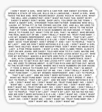 Why Don’t We “Trust Fund Baby” lyrics Sticker