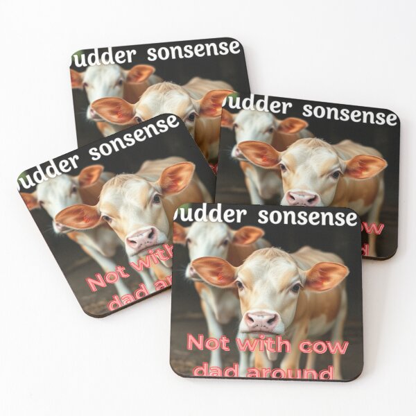 Item preview, Udder nonsense? Not with cow dad around designed and sold by SSMC DREAM DESIGN.
