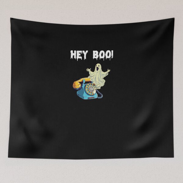 Item preview, Hey Boo Halloween designed and sold by PandaInkLab.