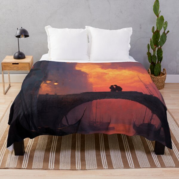 Item preview, Couple on a Bridge in Venice at Sunset designed and sold by Rtymer.
