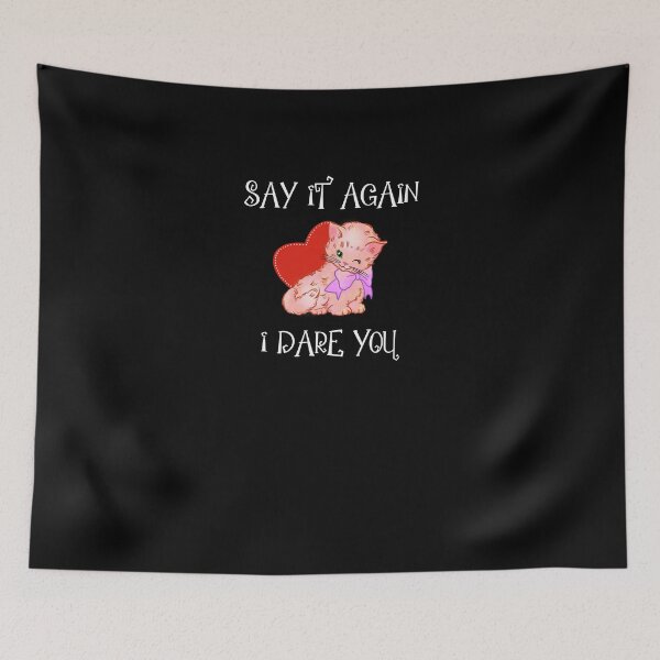 Item preview, Say it again, I dare you. Halloween designed and sold by PandaInkLab.