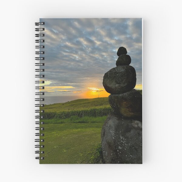 Item preview, Stone Cairn at Sunset Horizon designed and sold by TrisaThyme.