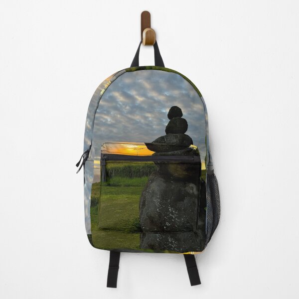 Item preview, Stone Cairn at Sunset Horizon designed and sold by TrisaThyme.