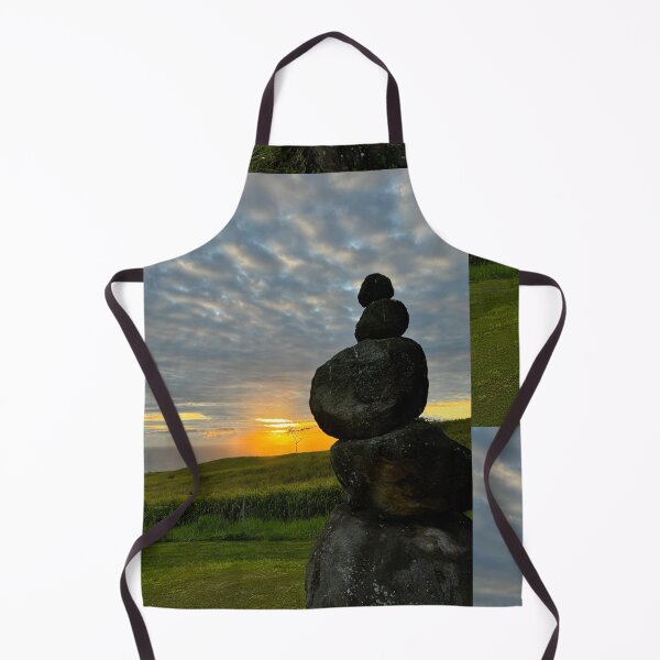 Item preview, Stone Cairn at Sunset Horizon designed and sold by TrisaThyme.