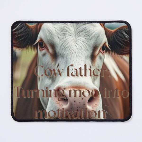 Item preview, Cow father: Turning moo into motivation designed and sold by SSMC DREAM DESIGN.