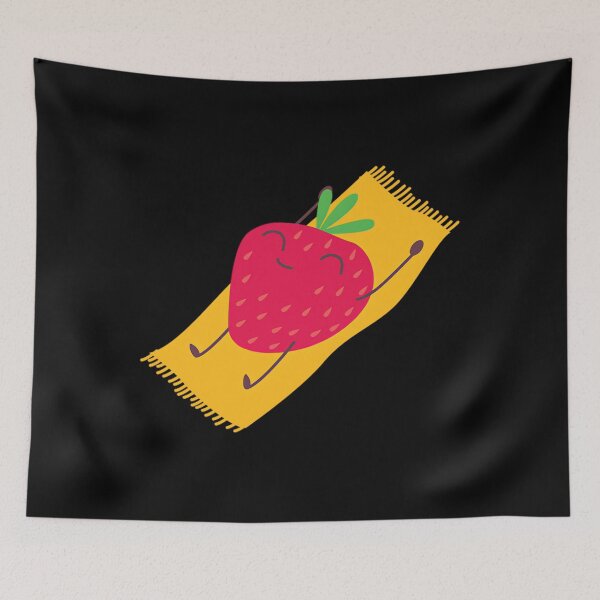 Item preview, Strawberry Enjoying Sun On A Beach Mat Jacob Zelazny Transparent	 designed and sold by dpvuwwbhfz70.