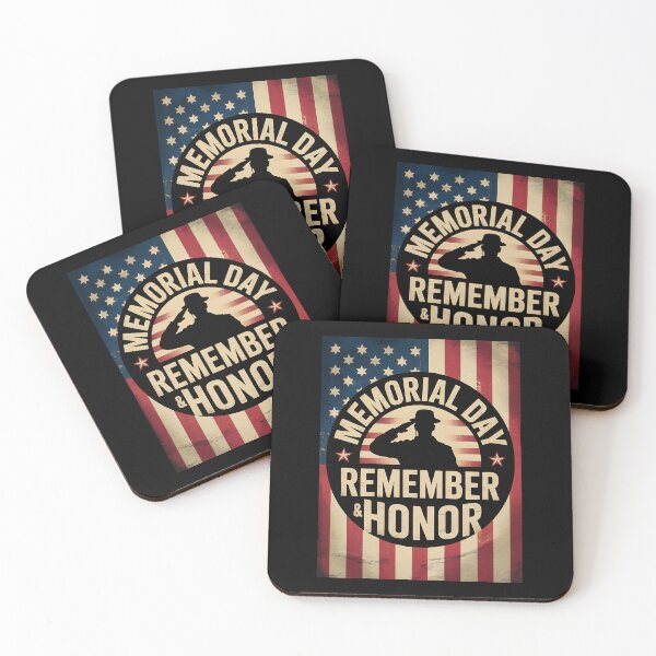 Item preview, Remember & Honor Partiotic Veterans Memorial Day designed and sold by BakeryDozen.
