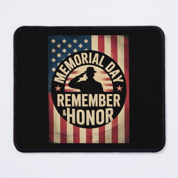 Item preview, Remember & Honor Partiotic Veterans Memorial Day designed and sold by BakeryDozen.