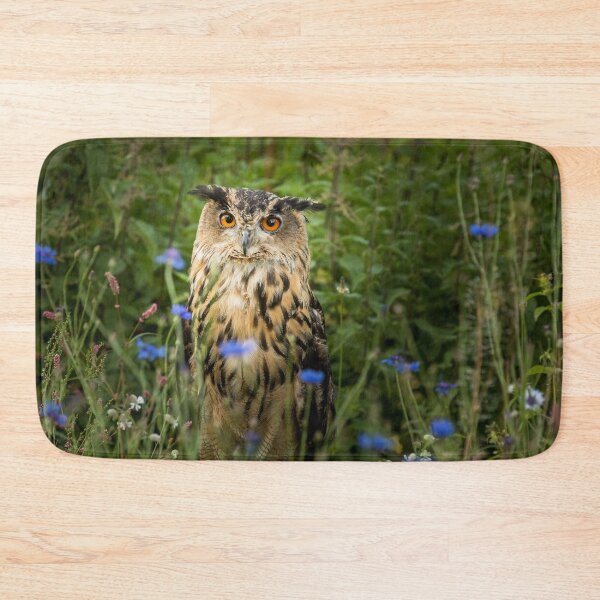 Item preview, Eagle Owl and Corn Flowers designed and sold by Jane Stanley Photography.