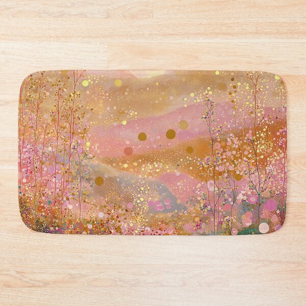 Item preview, Golden Sunset in a Wildflower Garden of Pink designed and sold by Neika Shimm Designs.