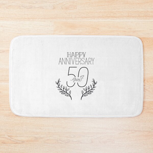 Item preview, Happy 50th Anniversary Elegant Design designed and sold by PALAVO.