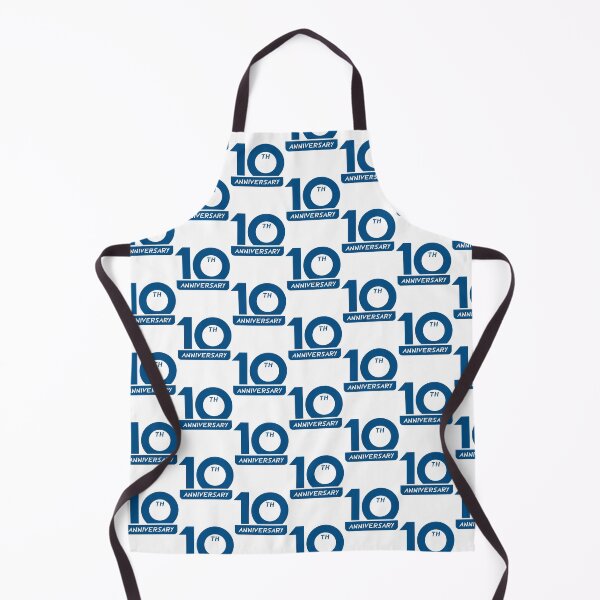 Item preview, Modern Blue 10th Anniversary Graphic designed and sold by PALAVO.