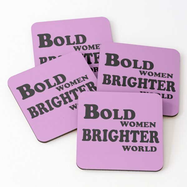 Item preview, Bold Women, Brighter World – Feminist Empowerment Quote Design designed and sold by ArtNestVerse.
