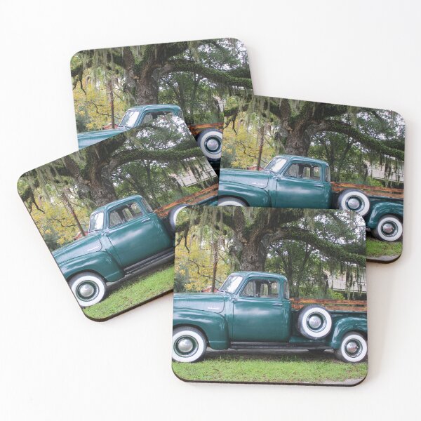 Item preview, Vintage Green Pickup Truck in Nature designed and sold by Cynthia48.