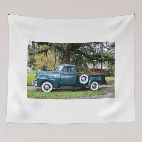 Item preview, Vintage Green Pickup Truck in Nature designed and sold by Cynthia48.