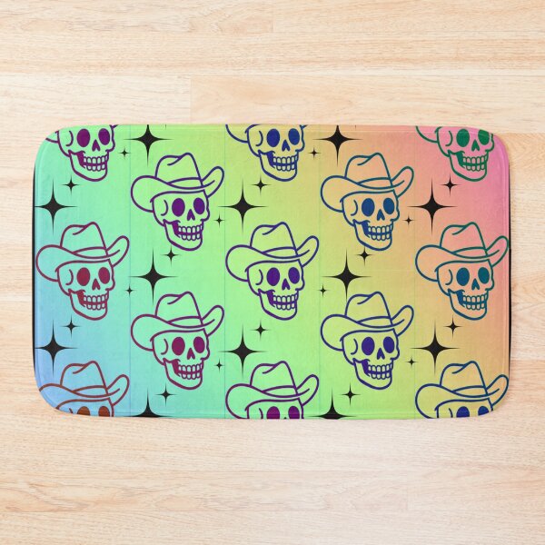 Item preview, Cowboy Skull Pattern Gradient Western Goth Art #1 designed and sold by creativerooney.