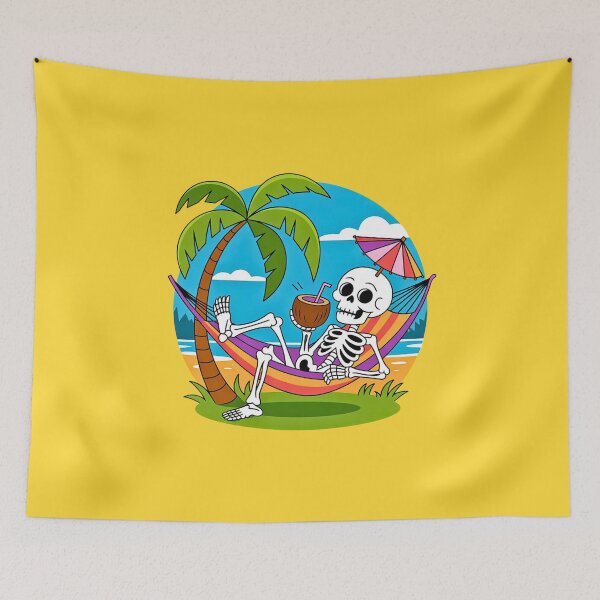 Item preview, Skeleton Hammock Tropical Scene designed and sold by VibrArtco.