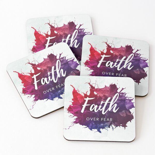 Item preview, Faith over fear logo sticker designed and sold by YeshuaCreations.
