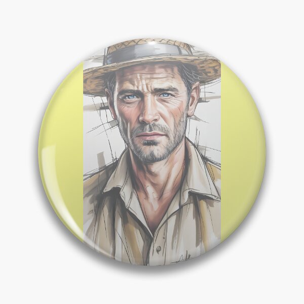 Item preview, Intense Portrait Of A Man With Hat By Merch, Limited Edition designed and sold by MADISYNDONALD.