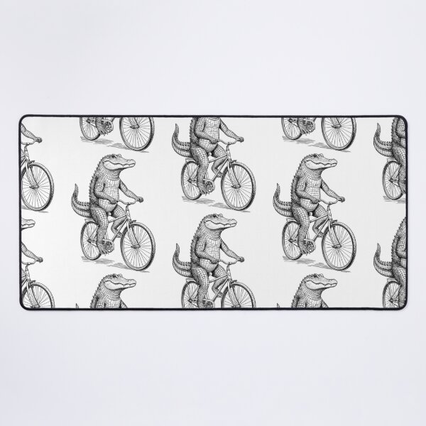 Item preview, Cycling Bicycle Alligator Crocodile Vintage Cyclist Funny designed and sold by GrandeDuc.
