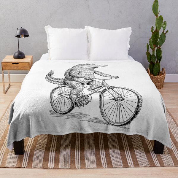 Item preview, Cycling Bicycle Alligator Crocodile Vintage Cyclist Funny designed and sold by GrandeDuc.