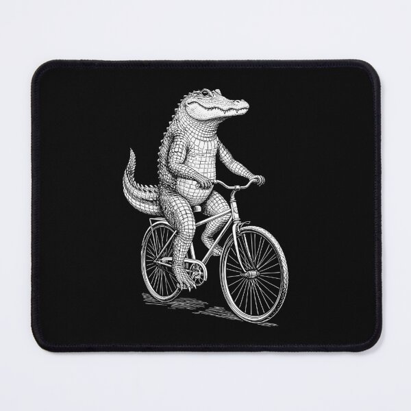 Item preview, Cycling Bicycle Alligator Crocodile Vintage Cyclist Funny designed and sold by GrandeDuc.
