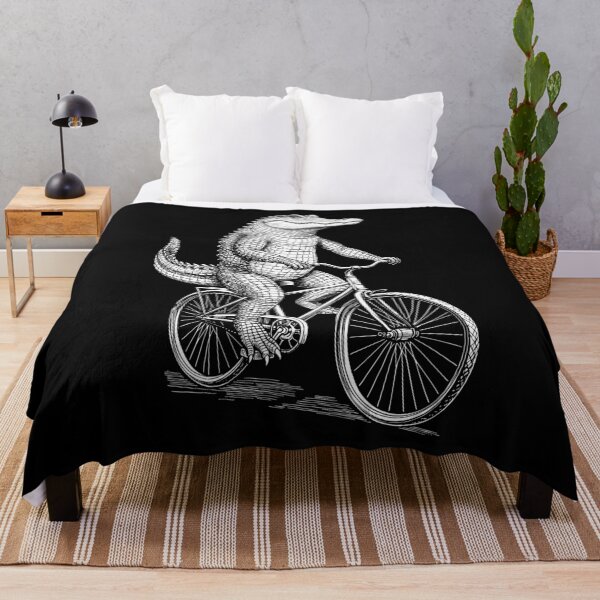 Item preview, Cycling Bicycle Alligator Crocodile Vintage Cyclist Funny designed and sold by GrandeDuc.