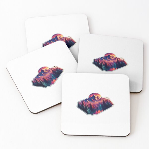 Item preview, Adventure Awaits – 3D Mountain Sticker Design 2 designed and sold by Sticker Art Shop.