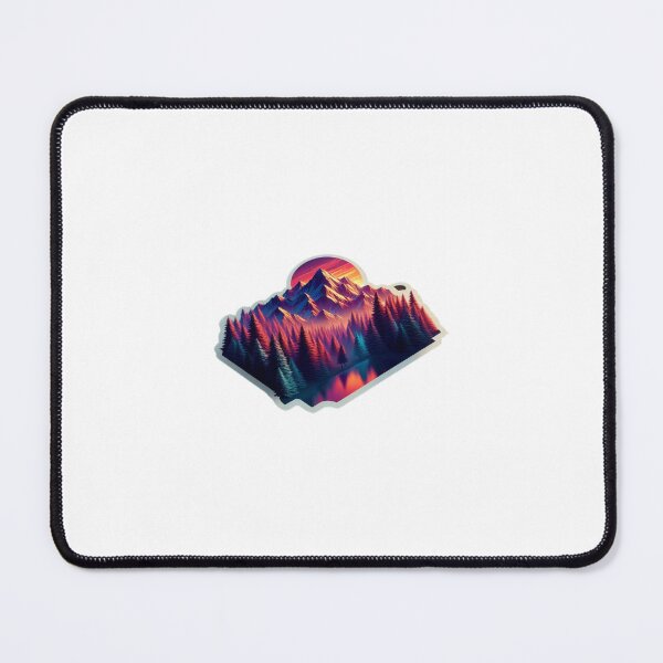 Item preview, Adventure Awaits – 3D Mountain Sticker Design 2 designed and sold by Sticker Art Shop.