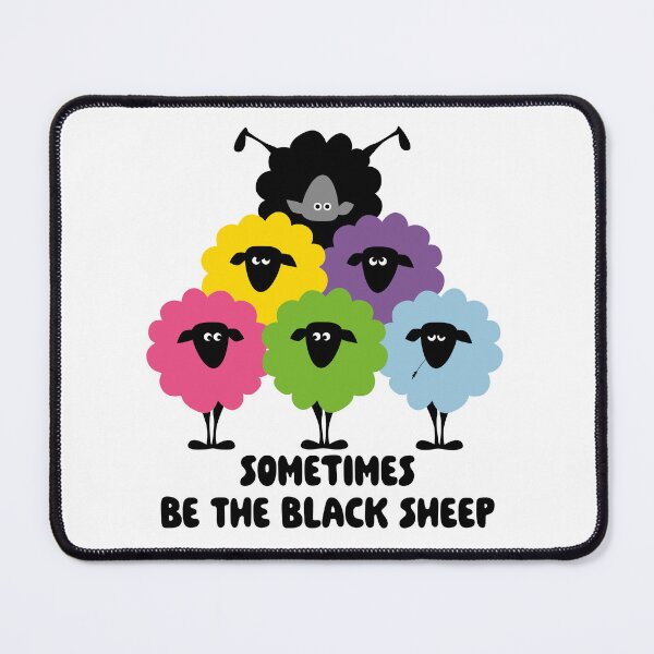Item preview, Sometimes Be The Black Sheep designed and sold by ZandraCalif.