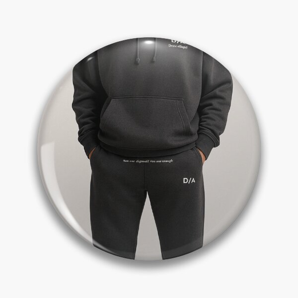 Item preview, Aligned in Motion:  D/A Black Hoodie and Sweatpants Set designed and sold by Poeticstyle.