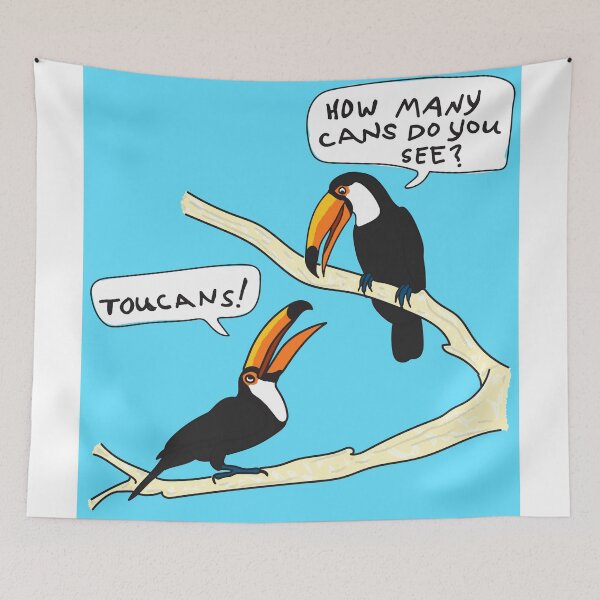 Item preview, Dumb toucan pun designed and sold by Trebus.