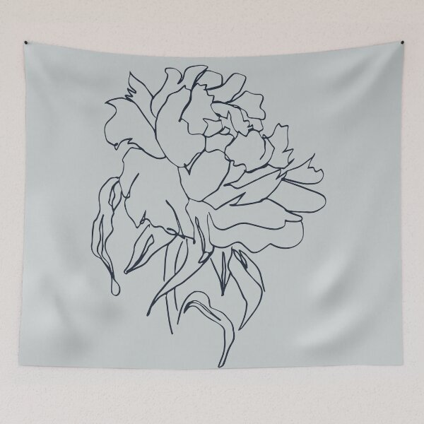 Item preview, Peony - Light Blue - Modern Essence designed and sold by averyhopestudio.